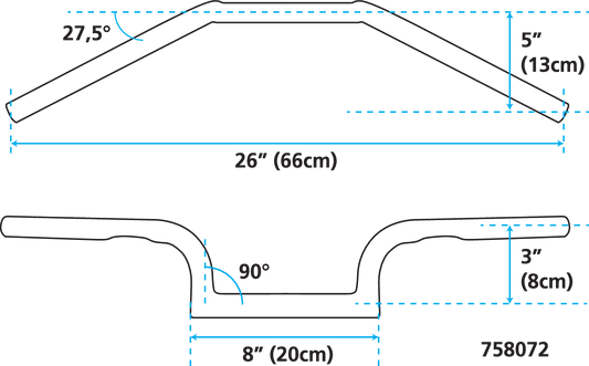 GZP Hipster dimpled chrome 4-1/2"