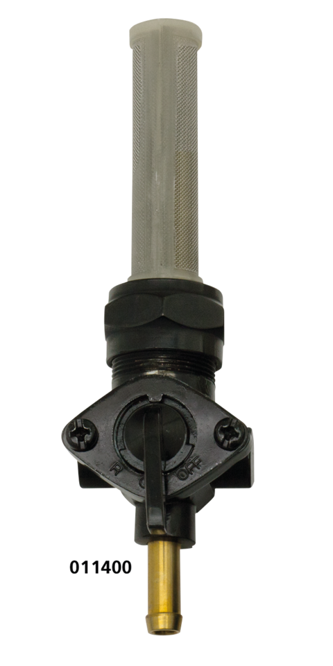 GZP Petcock long screen w/strght Black