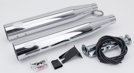 MCJ Royal Slip-Ons FLSTN17 Chrome