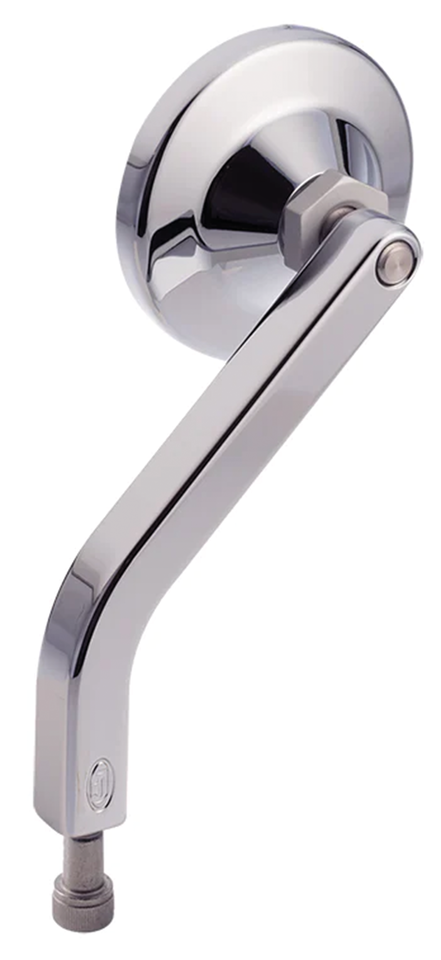 JM Mirror No. 2 Solid Short LH Chrome