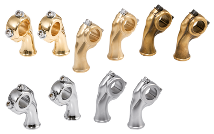 K-Tech Deluxe risers satin brass