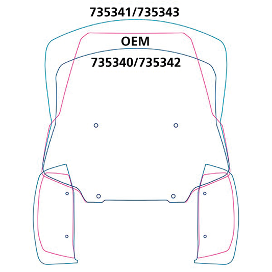 NC V-Stream short clear plain RA21-up