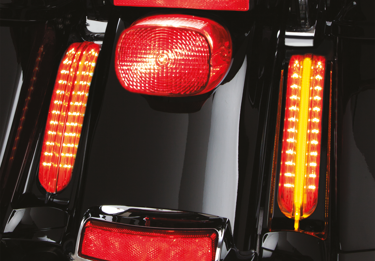 Black Filler Panel/Red Lens FLH/T14-Up