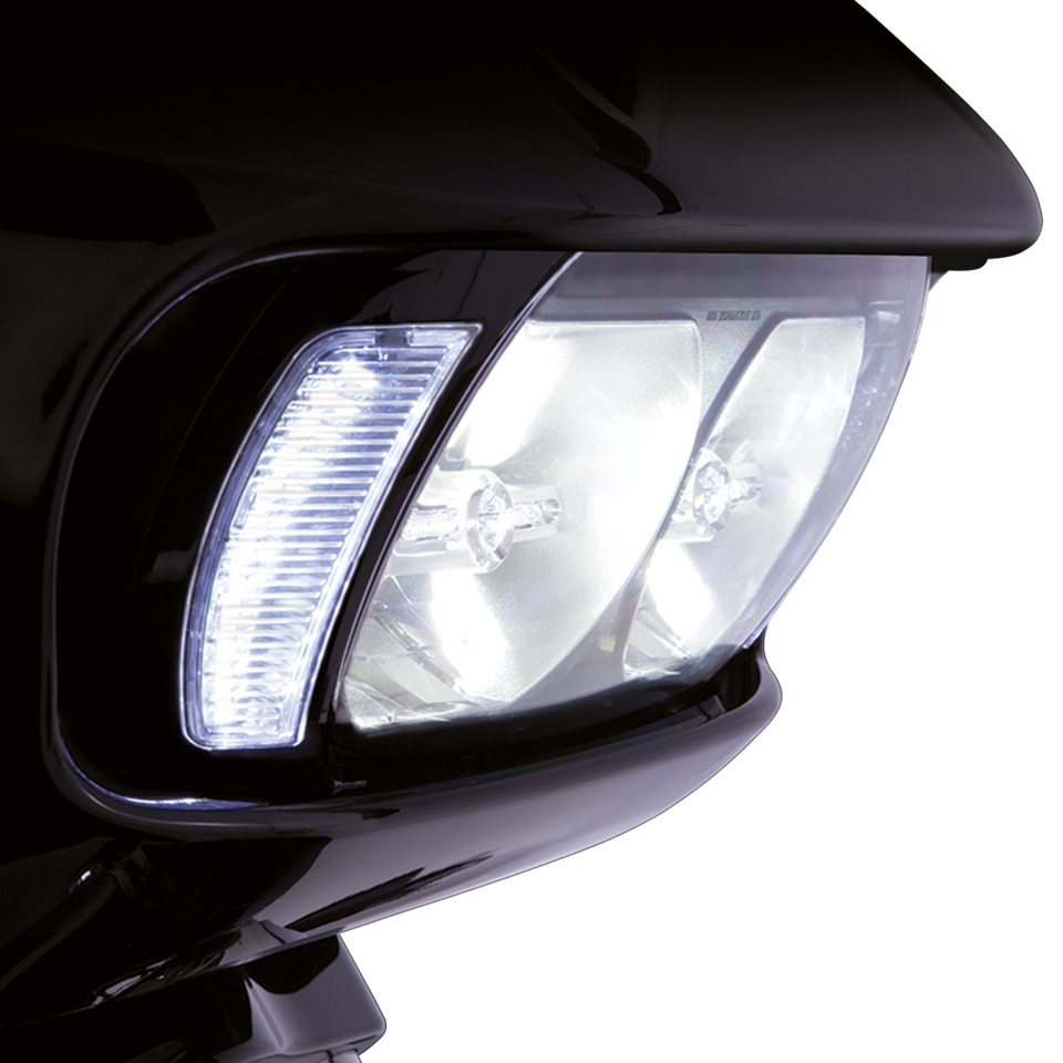 Fang Headlight Bezels FLTR15-up Black