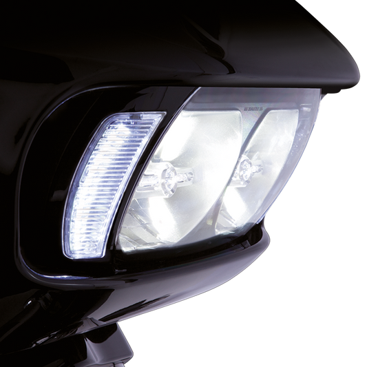 Fang Headlight Bezels FLTR15-up Black