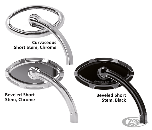 SMOOTHIE MIRROR  LEFT  CHROME
