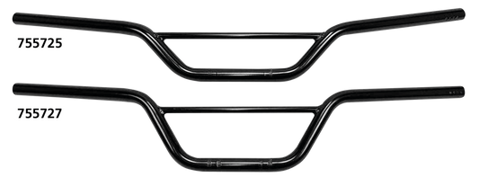 1" Handlebars Scrambler 4" BLK