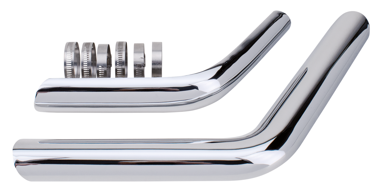 Chrome heat shields for zpn 789413