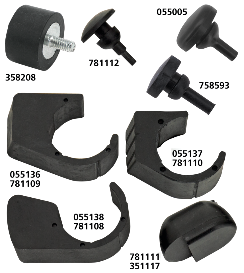 Bumper, jiffy stand leg FLH/T07-up