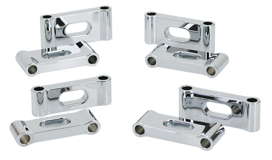 GZP Chr Slotted 1-1/2" front fender spac