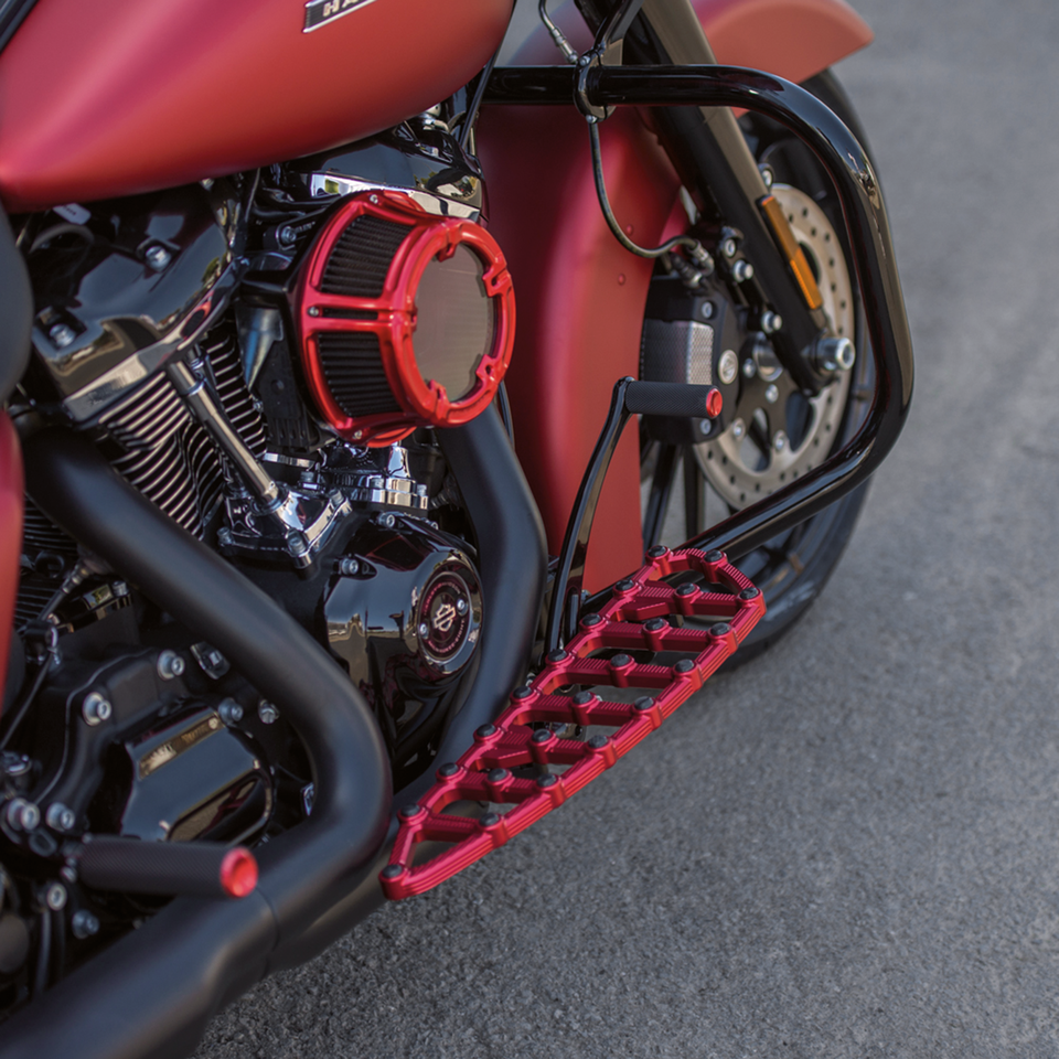 Ness MX Billet Floorboards - Red