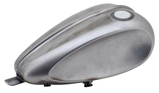 GZP Laredo dished gastank R/H Chr pop up