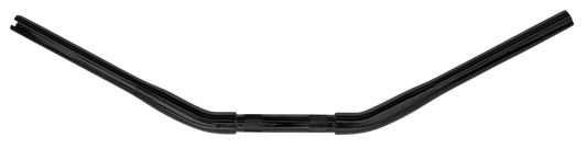 Burly 1-1/4" Drag Bar 0" Rise TBW Black