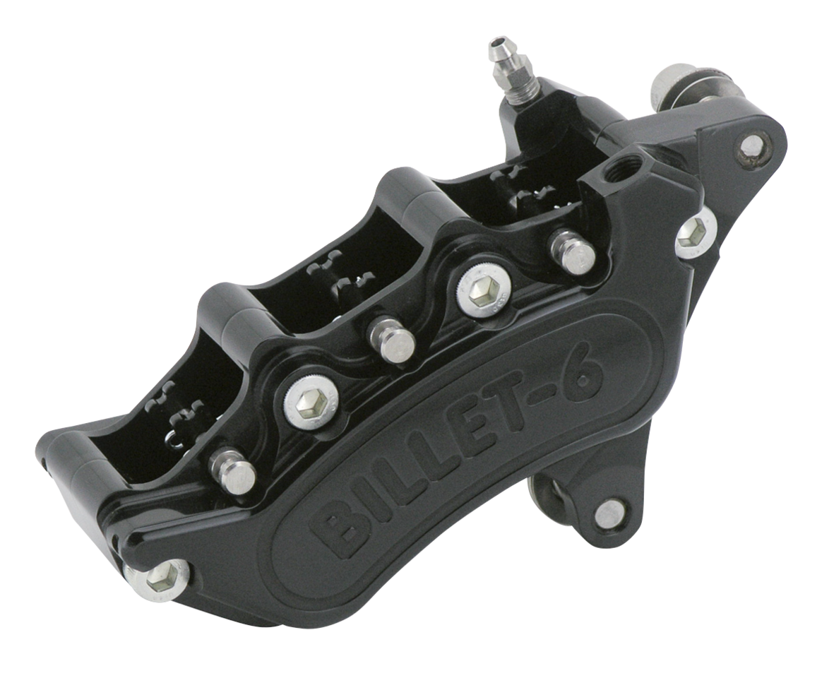 Billet 6 caliper 11.5" FLSTS fr Blk