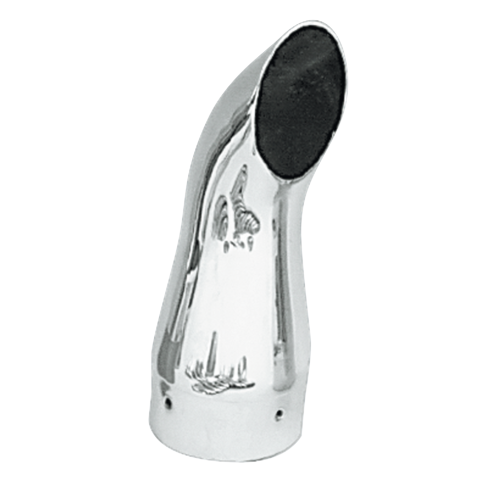 Supertrapp chrome turn/out end cap