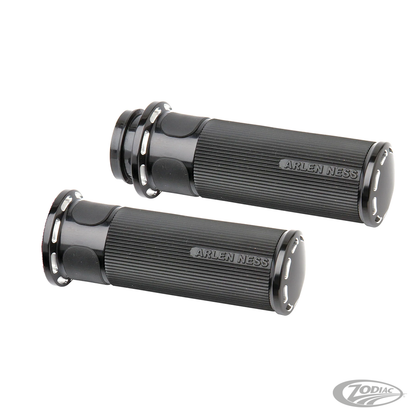 SLOT TRACK GRIPS, H-D, CBL LONG, BLK