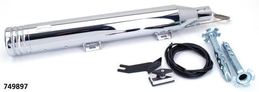 MCJ Slip-On Striped FLSB 18-20 Chr/Blk