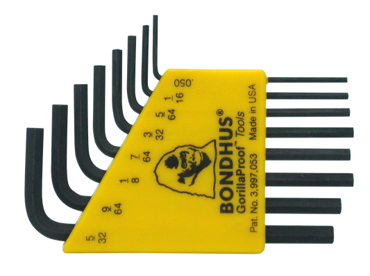 8-Piece hex key set short version