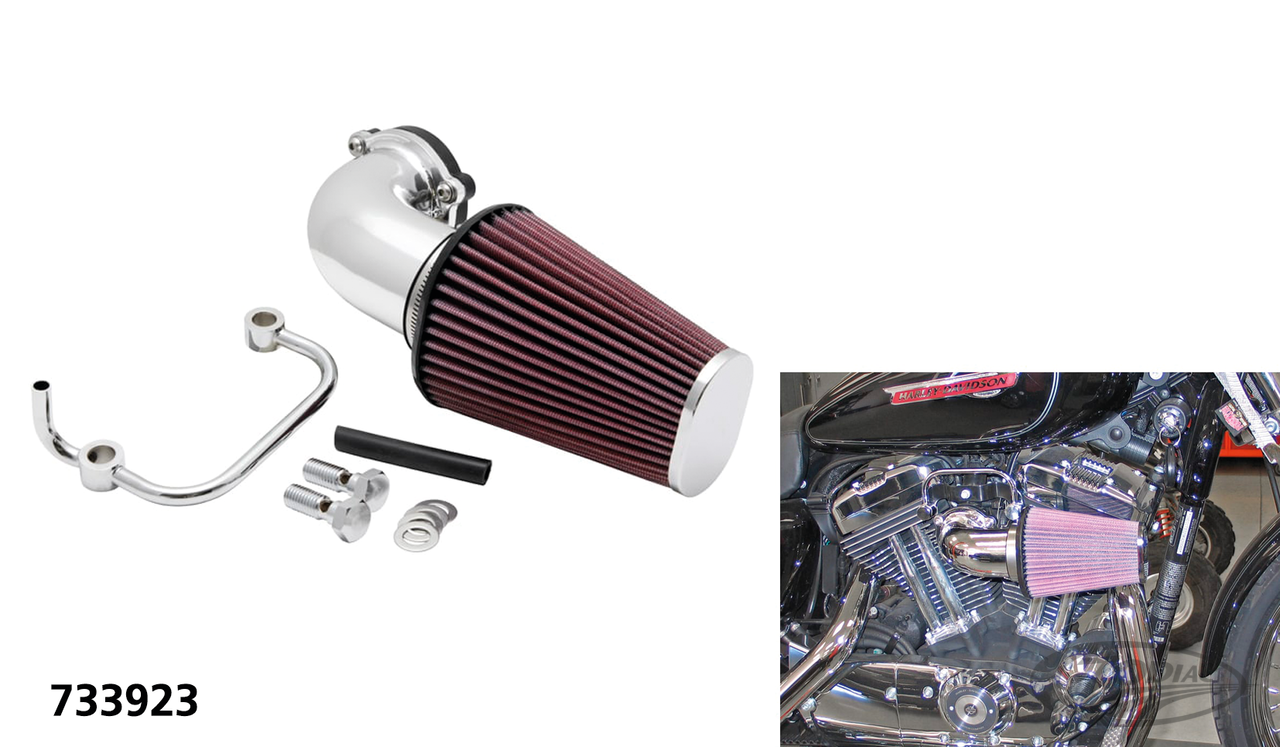 K&N AirCharger intake XL91-up polished
