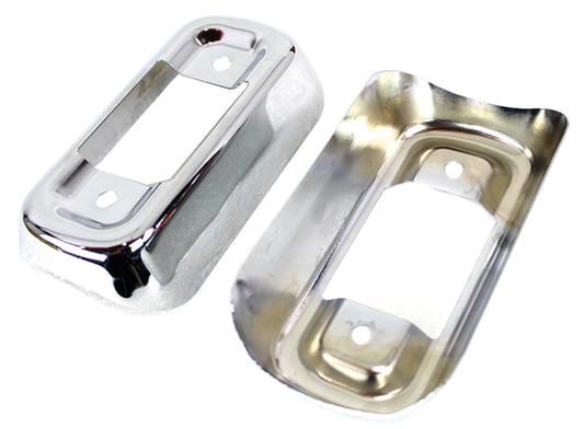 4" Muffler Chr Bracket Covers FLT/H17-Up