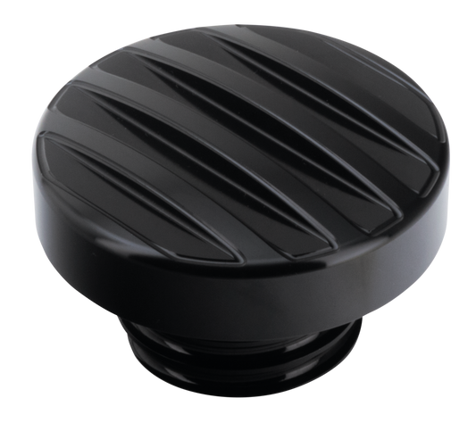 GZP black ribbed screw in cap 82-e18