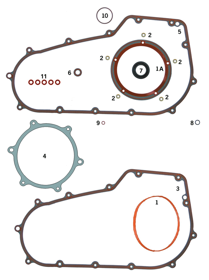 10pck  .060" Spacer AFM Gasket FXD06-17