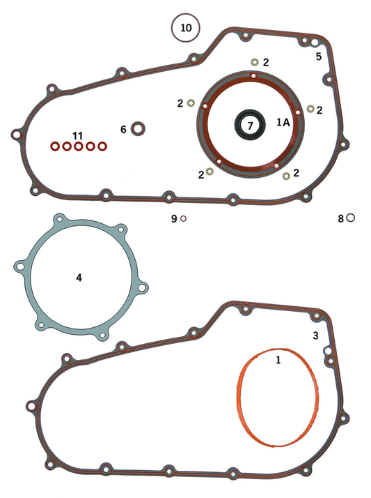 10pck  .060" Spacer AFM Gasket FXD06-17