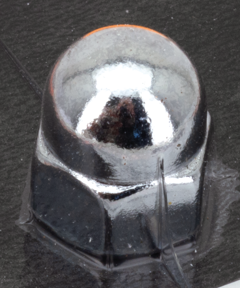 CHROME ACORN NUT 1/2-20 UNF, EACH