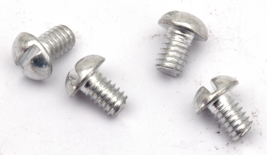 Screws (4) #8-32x1/4" round head zinc