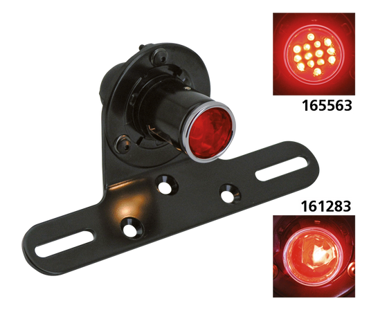 GZP Black classic 1" LED taillight E-app