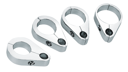 GZP 1 1/4" clutch cable clamp chrome pla