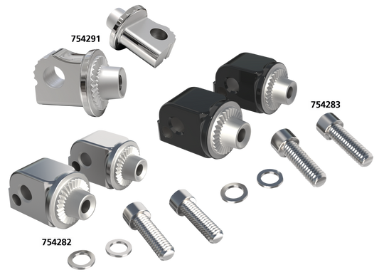 Stainless rotating dvcs f/HD fem. clevis