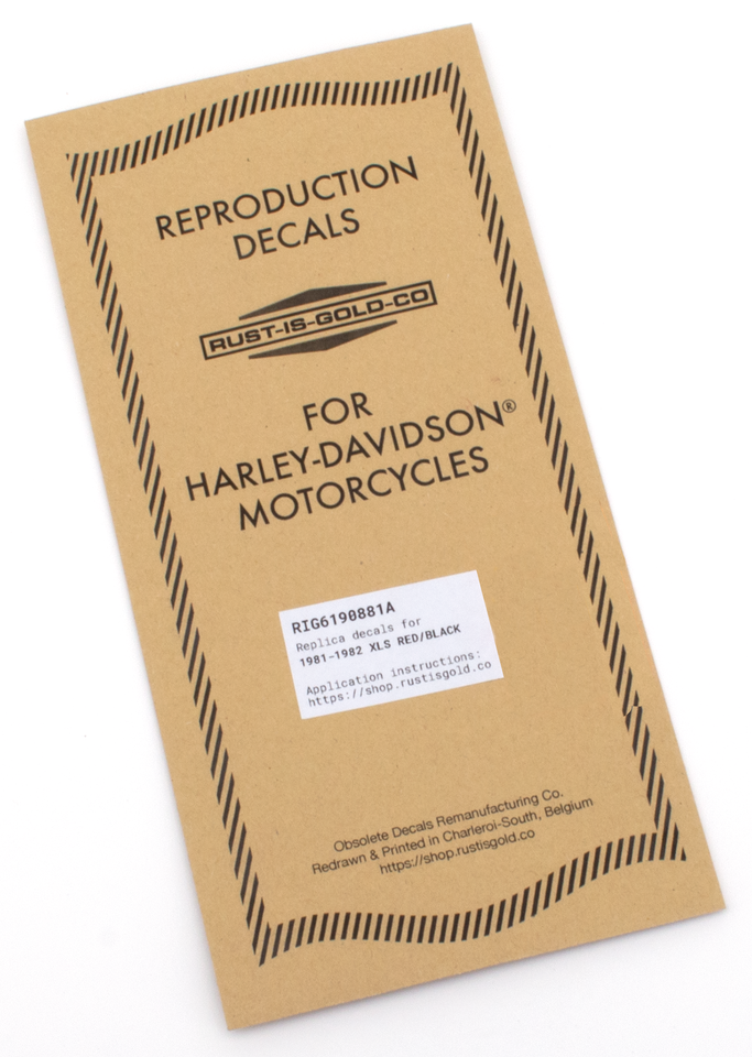 Tank Decals Red/Black XLS81-82