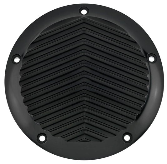 JM Derby Cover V-Fin Blk FLH/T15-Up