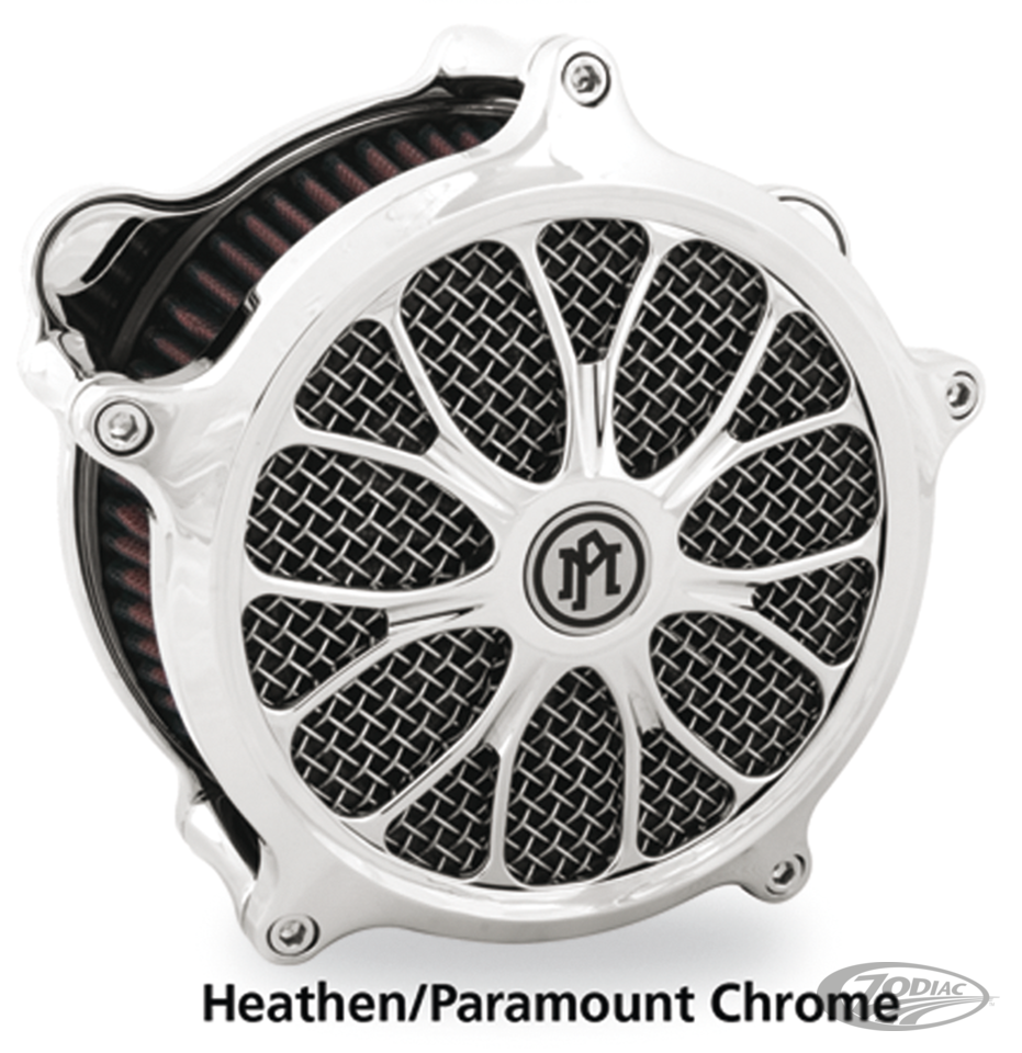 PM aircleaner cover Heathen Chrome