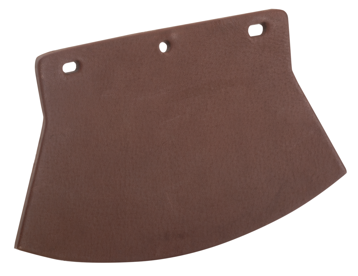 Flap mudguard brown leather