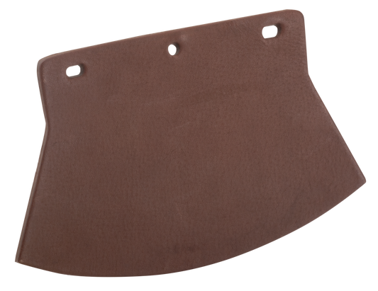 Flap mudguard brown leather