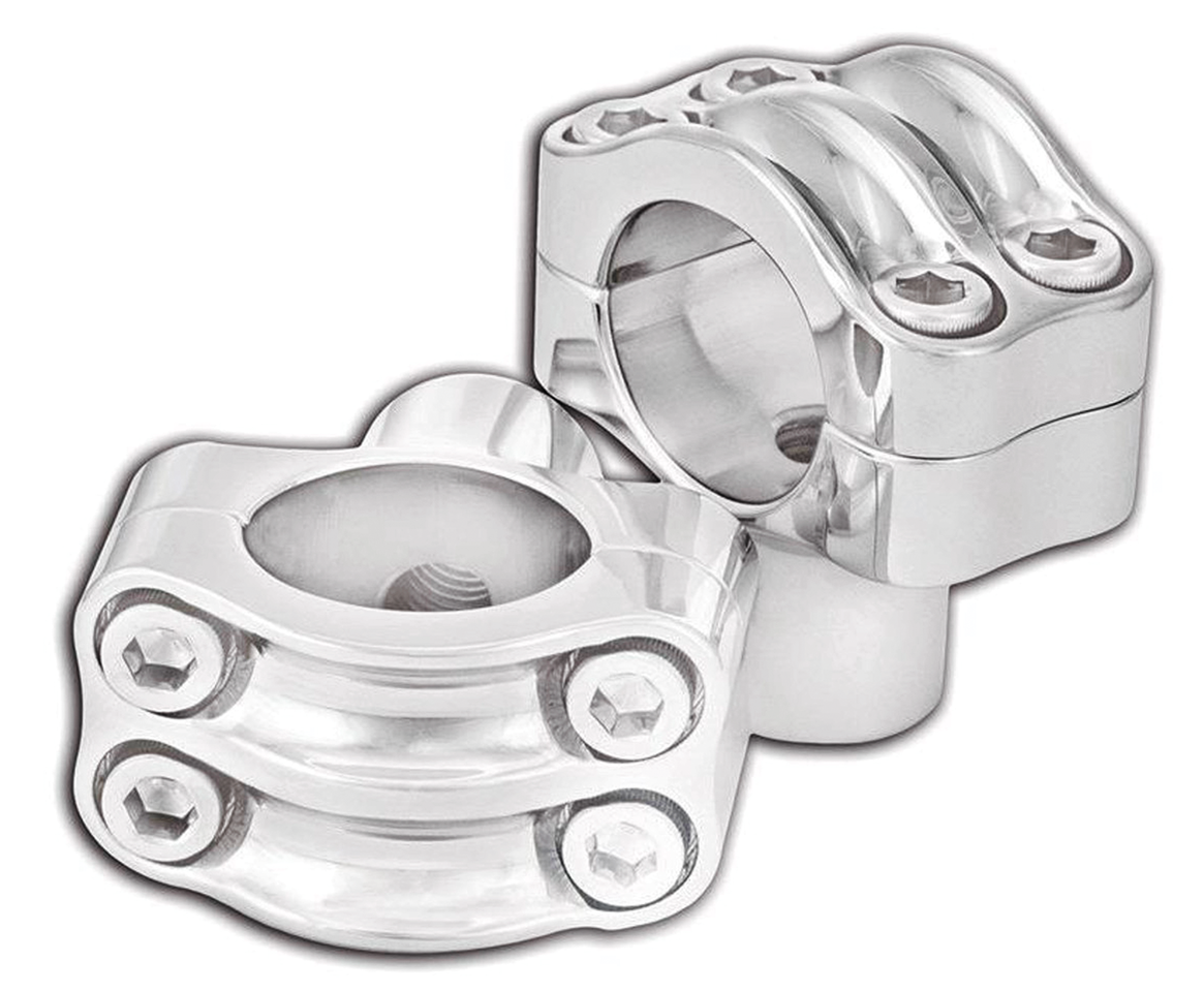 RSD NOSTALGIA RISERS 4-BOLT 1" CHROME