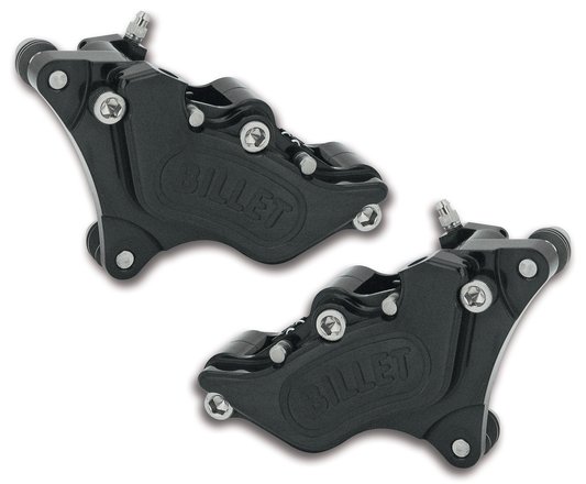 Billet 4 calipers 11.5" dual 84-99Blck