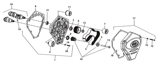 Sprocket, Cam, 38 Tooth, X-Wedge