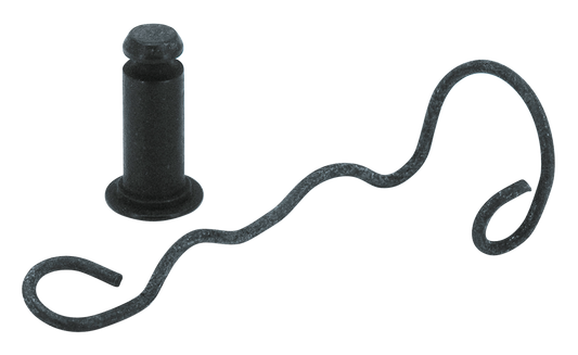 Seat clevis pin and spring