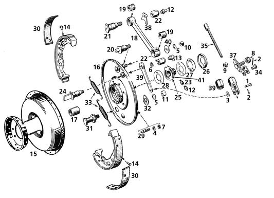 clevis pin/washer/cotter pin, all, white