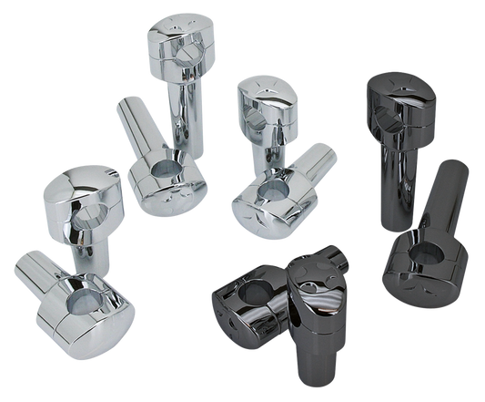 GZP Fusion oval risers 4" Crossblade Chr