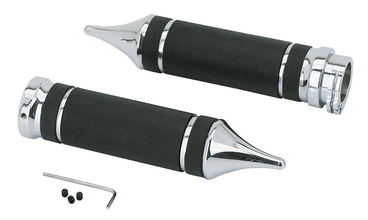 GZP Chrome Gladiator grip set