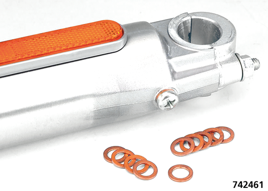 10pck Copper Washer Lower Fork Leg XLspo