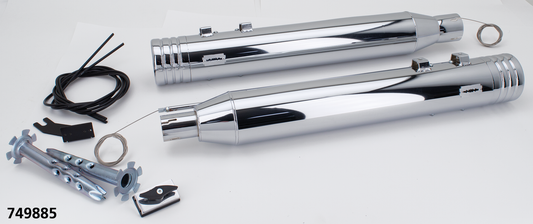 MCJ 100 Striped End FLH/T21-Up CVO Chr