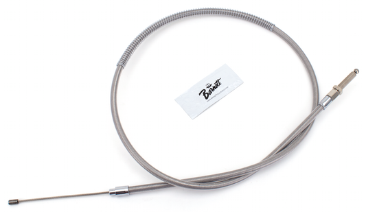 Braided Clear Coated clutch cable L=49"