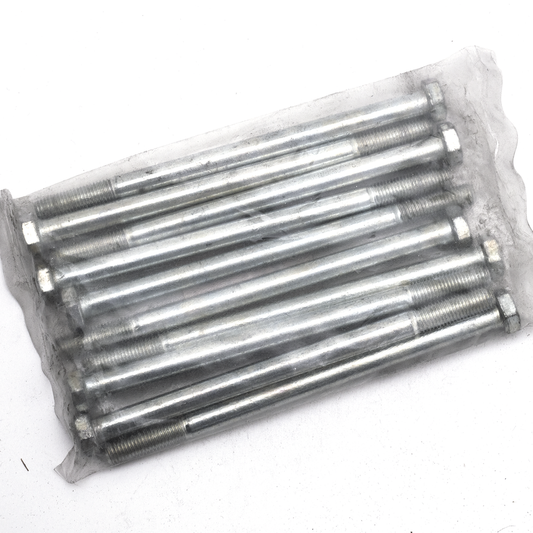 10pck hex bolt 5/16-24x5" UNF zinc