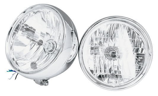 GZP Custom headlight 7" facet cut bottom