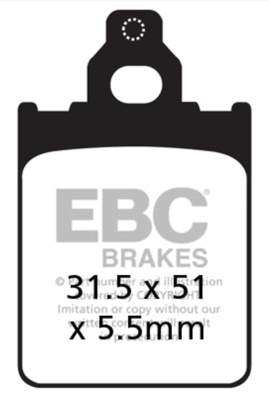 EBC Brake pads GMA pulley brake organic